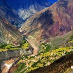 Grand canyon of Lancang river Yunnan